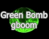 Grn Skull Bomb with Boom