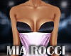 Pink and Black Gown