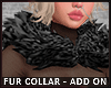 Collar Fur Black Add V1