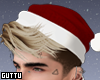 Santa Hat + Blond Hair