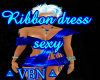 Ribbon dress sexy Bl