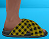 Yellow Sandals Plaid (M)