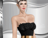 Rose black dress