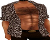 Leopard Open Shirt M