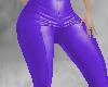 A~ Lilac Leather Flare