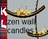 zen wall candles