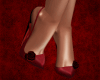 (KUK)red shoes elegant