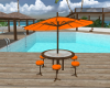 Beach 'n pool set orange