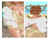 White fur coat