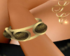 Blk/Gold Chic Bracelet L