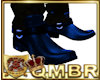 QMBR Low Cowboy Boot Blu