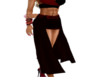 Red Black Shorts skirt