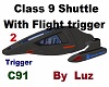 Class 9 Shuttle 2 flying