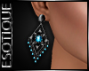 |E! Pvc Sapphire Earring