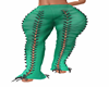 Mint Green Laceup Pants