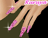 Diamond Pink Nails