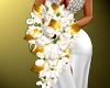 Gold & White Bride Bouqu