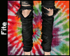☯ Ripped Jeans Black