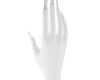 White Nails Long Coffin