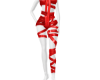 Red Satin Ribbon Dress