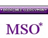 MSO* Ordained Clergyman 