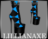 [la] Wired blue heels
