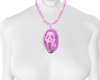 Pink Ghost Face