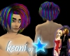 k rainbow hair