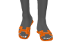 Hermez Orange Sandal