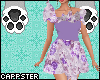 Purple Flower Lou Dress