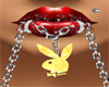 {EDM} Playboy Lip Chain