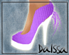 !D!Purple Feather Heels