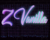 Z Vanilla neon Sign