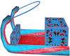 RED&BLUE SNOWMAN SLED