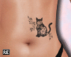R|❥Belly Tattoo Cat