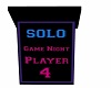 Solo Game Night Player 4