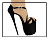 Strap heels-black