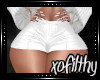 |xo| White Mini Short