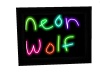 Neon Wolf Sign
