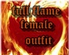 full flame female outfit