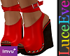 Red Lita Sandals