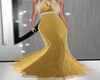 Elegant  Gold Gown