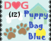 (IZ) Puppy Plush Blue