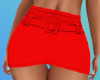 Basic Red Mini Skirt