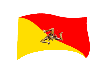 Sicily Flag Animated
