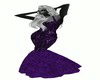 AO~Purple Feathered Dres