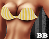~BB~ Bikini Yellow/White