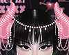 Jewel horns pink
