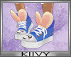 K| Bunny Sneakers Blue