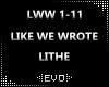 Ξ| LIKE WE WROTE